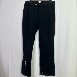 Descente Ski Pants Womens Black Insulated Japan Flare Snow Winter Waterproof